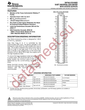 SN74ALVCH16835DGGR datasheet  